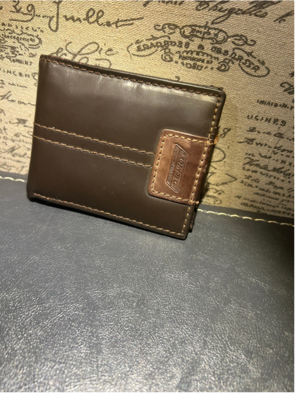 Men's Dickies Brown Leather Wallet One Size